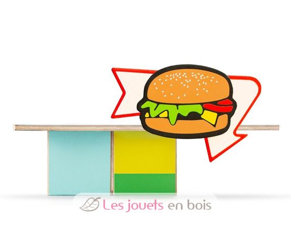 Cabane Burger Food C-STCFD3 Candylab Toys 1