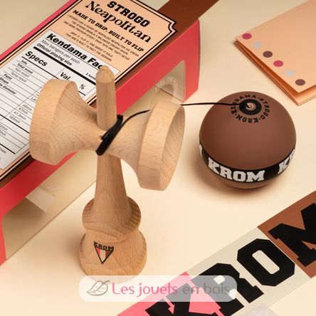 Krom Kendama Strogo Neapolitan Chocolate KROM-STR-CHOCO KROM Kendama 6