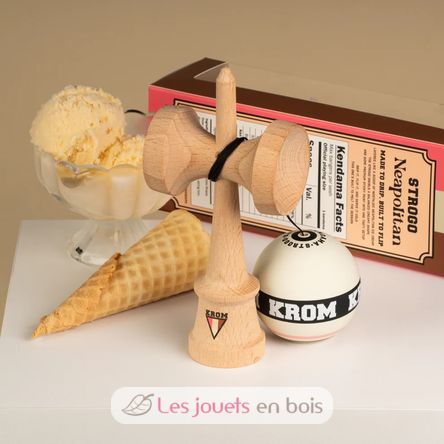 Krom Kendama Strogo Neapolitan Vanilla KROM-STR-VANILLA KROM Kendama 5