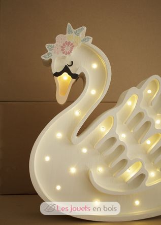 Luce notturna Swan White LL050-001 Little Lights 2