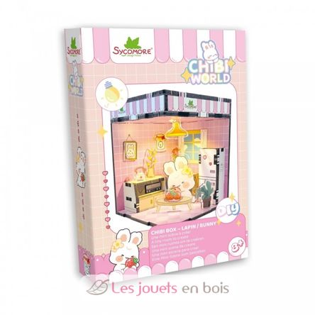 Mini scena da creare Chibi Box Bunny SYCREA089 Sycomore 1