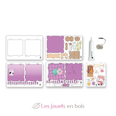 Mini scena da creare Chibi Box Volpe SYCREA092 Sycomore 2