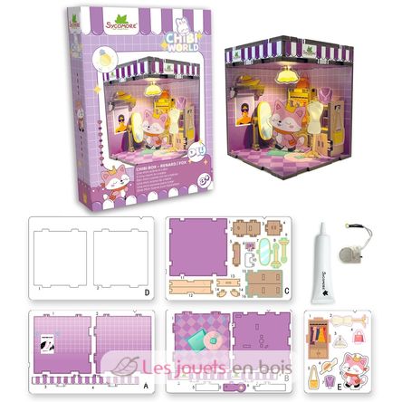 Mini scena da creare Chibi Box Volpe SYCREA092 Sycomore 3