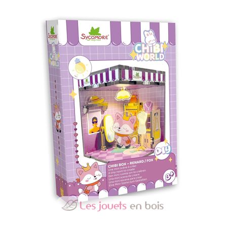 Mini scena da creare Chibi Box Volpe SYCREA092 Sycomore 1