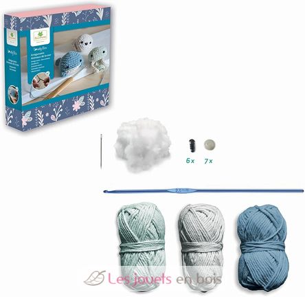 Kit per uncinetto Animali marini SYCRE1071 Sycomore 3