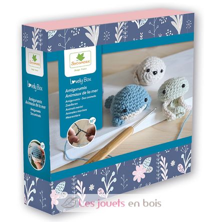 Kit per uncinetto Animali marini SYCRE1071 Sycomore 1