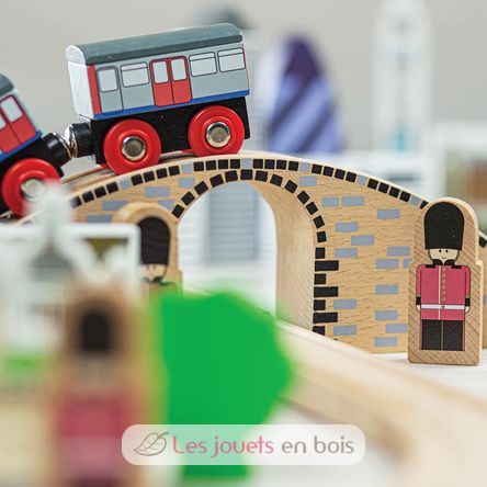 Set trenino Città di Londra BJ-T0099 Bigjigs Toys 8