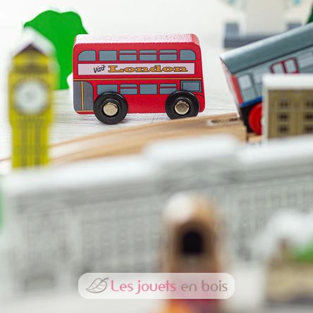 Set trenino Città di Londra BJ-T0099 Bigjigs Toys 5
