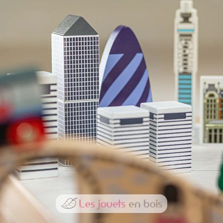 Set trenino Città di Londra BJ-T0099 Bigjigs Toys 3