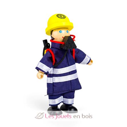 Set di pupazzetti Pompieri BJ-T0117 Bigjigs Toys 7