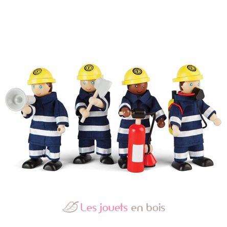Set di pupazzetti Pompieri BJ-T0117 Bigjigs Toys 1