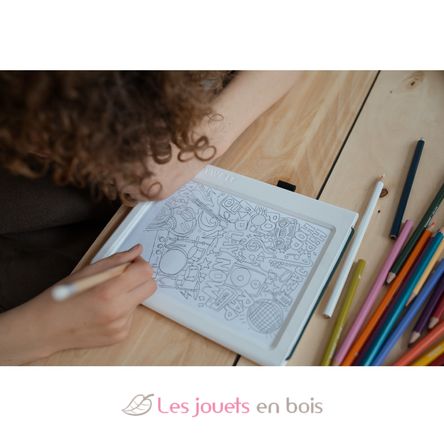Tavoletta da disegno luminosa Méli-melo KW-K-DRAW-PAD-MELIMELO Kidywolf 7