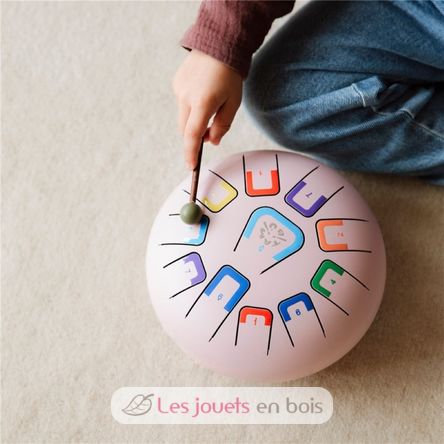 Tamburo a lingua 11 note rosa JCTMB08P Tambú 3