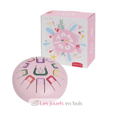Tamburo a lingua 11 note rosa JCTMB08P Tambú 5