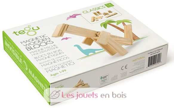 Set di 14 pezzi Naturale TG-14P-NAT-306T Tegu 1