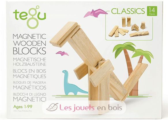 Set di 14 pezzi Naturale TG-14P-NAT-306T Tegu 15