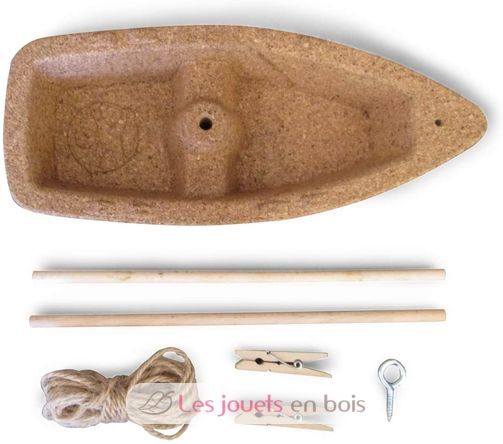 Kit di montaggio - Barca in sughero HA-304244 Haba 5