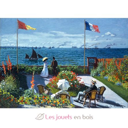 Terrazza a Sainte-Adresse di Monet K493-100 Puzzle Michèle Wilson 2