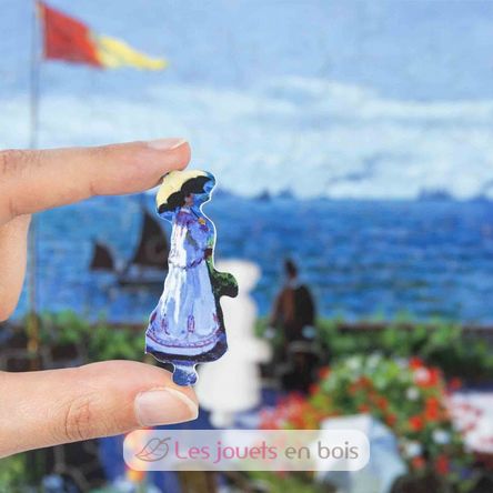 Terrazza a Sainte-Adresse di Monet K493-100 Puzzle Michèle Wilson 4