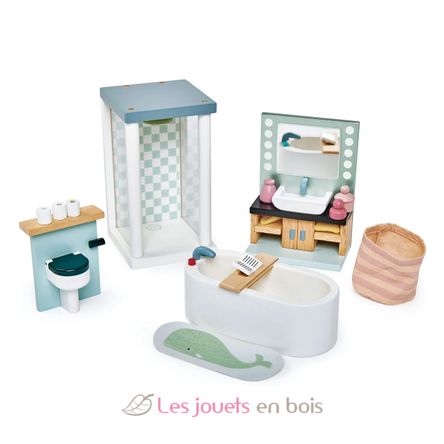 Bagno per casa delle bambole TL8151 Tender Leaf Toys 1