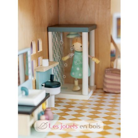 Bagno per casa delle bambole TL8151 Tender Leaf Toys 3