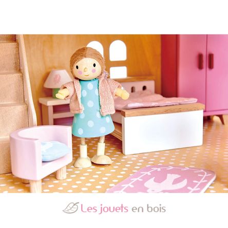 Camera da letto per casa delle bambole TL8152 Tender Leaf Toys 2