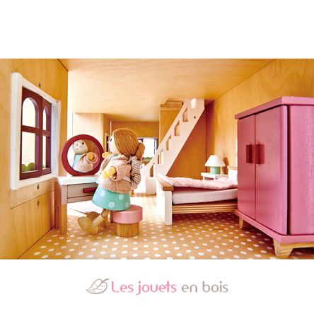 Camera da letto per casa delle bambole TL8152 Tender Leaf Toys 3