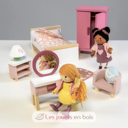Camera da letto per casa delle bambole TL8152 Tender Leaf Toys 5