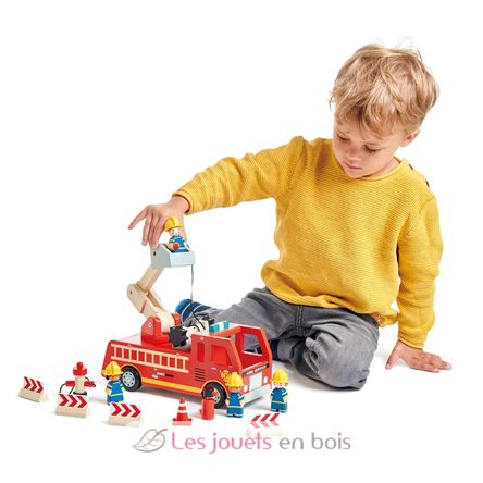 Camion dei pompieri con personaggi TL8367 Tender Leaf Toys 4