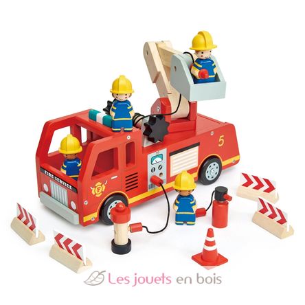Camion dei pompieri con personaggi TL8367 Tender Leaf Toys 1