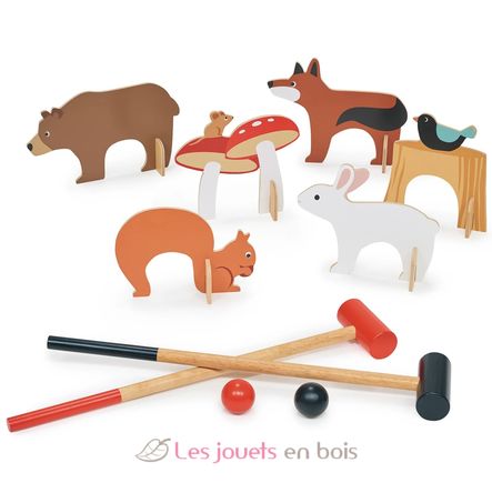 Set da croquet in legno Foresta TL8622 Tender Leaf Toys 2