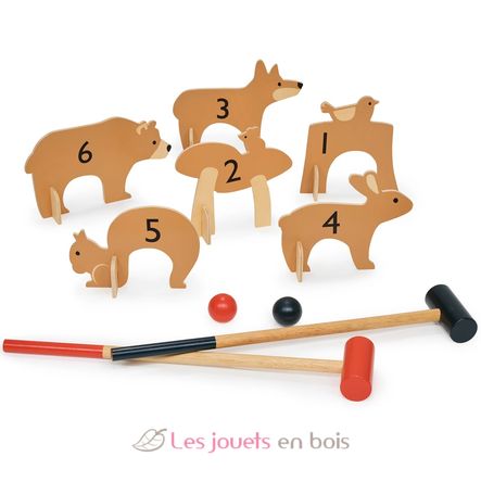 Set da croquet in legno Foresta TL8622 Tender Leaf Toys 4