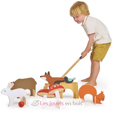 Set da croquet in legno Foresta TL8622 Tender Leaf Toys 3