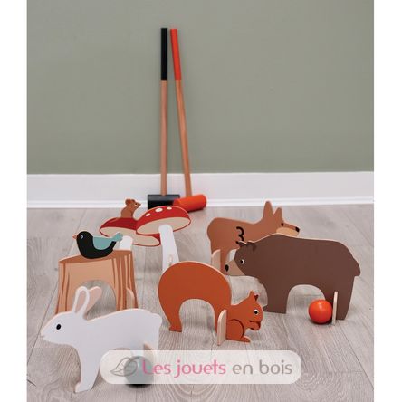 Set da croquet in legno Foresta TL8622 Tender Leaf Toys 5