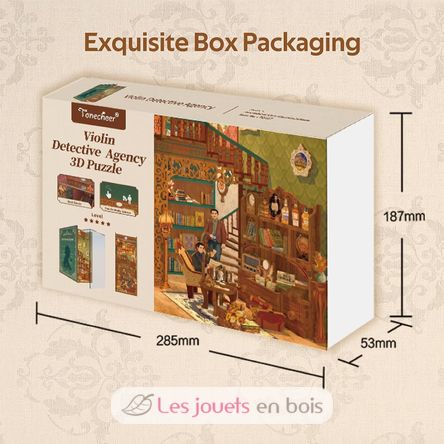Book Nook Agenzia Investigativa Violin T-TQ117 Tonecheer 3