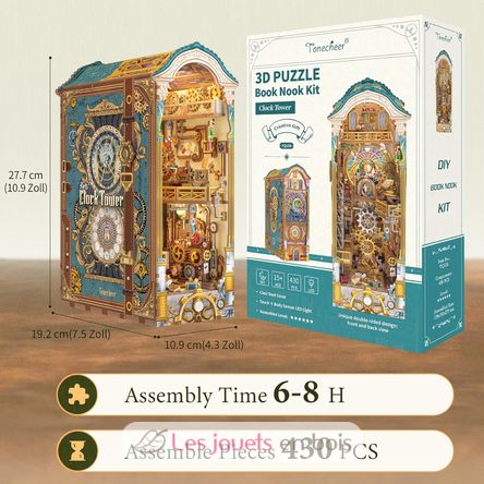 Book Nook Torre dell'orologio T-TQ136 Tonecheer 3