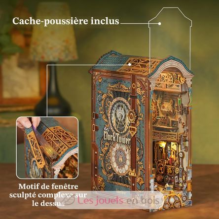 Book Nook Torre dell'orologio T-TQ136 Tonecheer 5