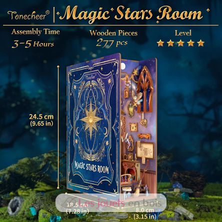 Book Nook Stanza delle stelle magiche T-TQ142 Tonecheer 3