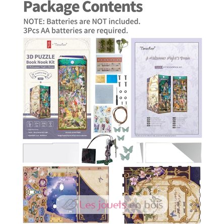 Book Nook Sogno di una notte di mezza estate T-TQ130 Tonecheer 7