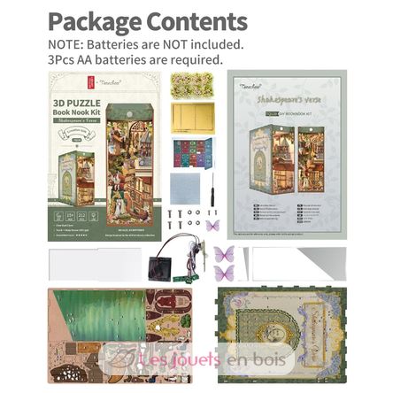 Book Nook I versi di Shakespeare T-TQ129 Tonecheer 7