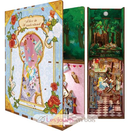 Book Nook Alice nel paese delle meraviglie T-TQ128 Tonecheer 1