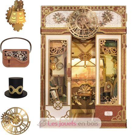Book Nook Infinity Train Fantasia di vapore T-TQ442 Tonecheer 1