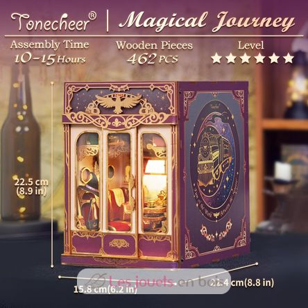 Book Nook Infinity Train Viaggio magico T-TQ441 Tonecheer 2