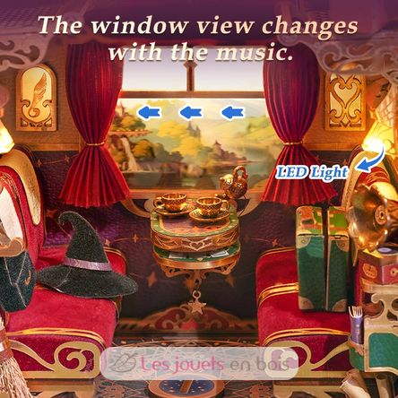 Book Nook Infinity Train Viaggio magico T-TQ441 Tonecheer 3