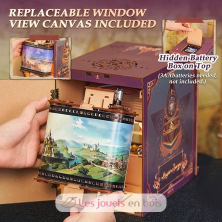 Book Nook Infinity Train Viaggio magico T-TQ441 Tonecheer 4