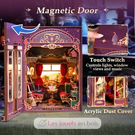 Book Nook Infinity Train Viaggio magico T-TQ441 Tonecheer 5