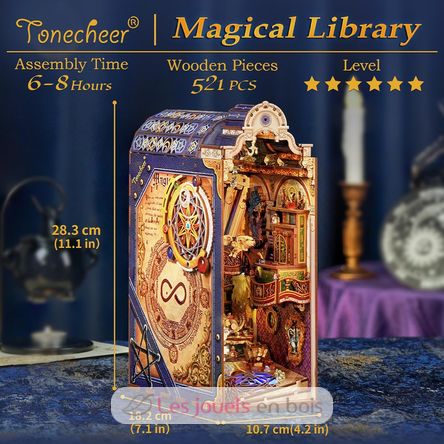 Book Nook Biblioteca magica T-TQ134 Tonecheer 3