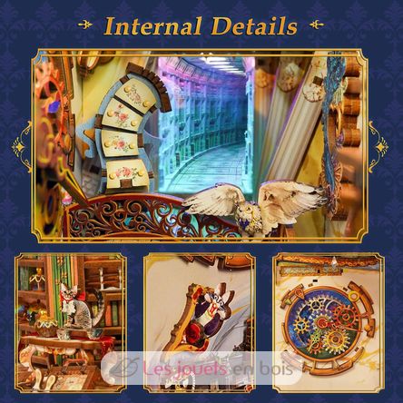 Book Nook Biblioteca magica T-TQ134 Tonecheer 4