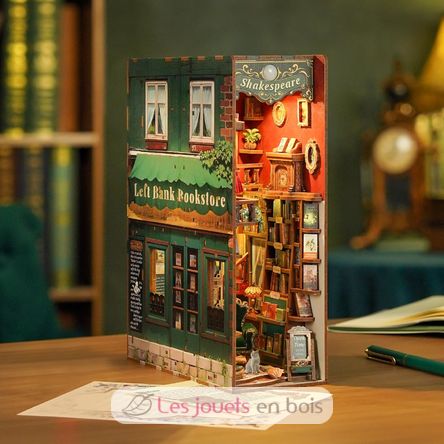 Book Nook Libreria della riva sinistra T-TQ140 Tonecheer 2