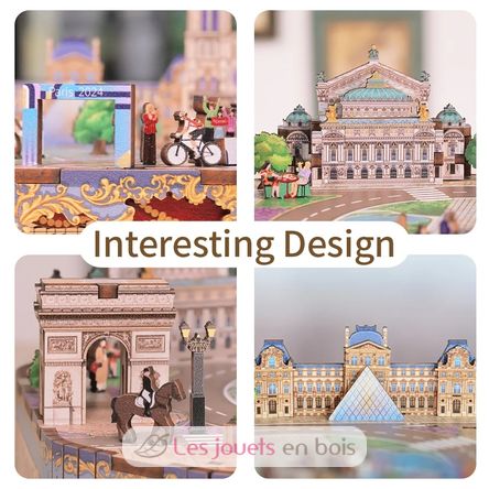 Puzzle 3D Carillon Parigi romantica T-TQ036 Tonecheer 3